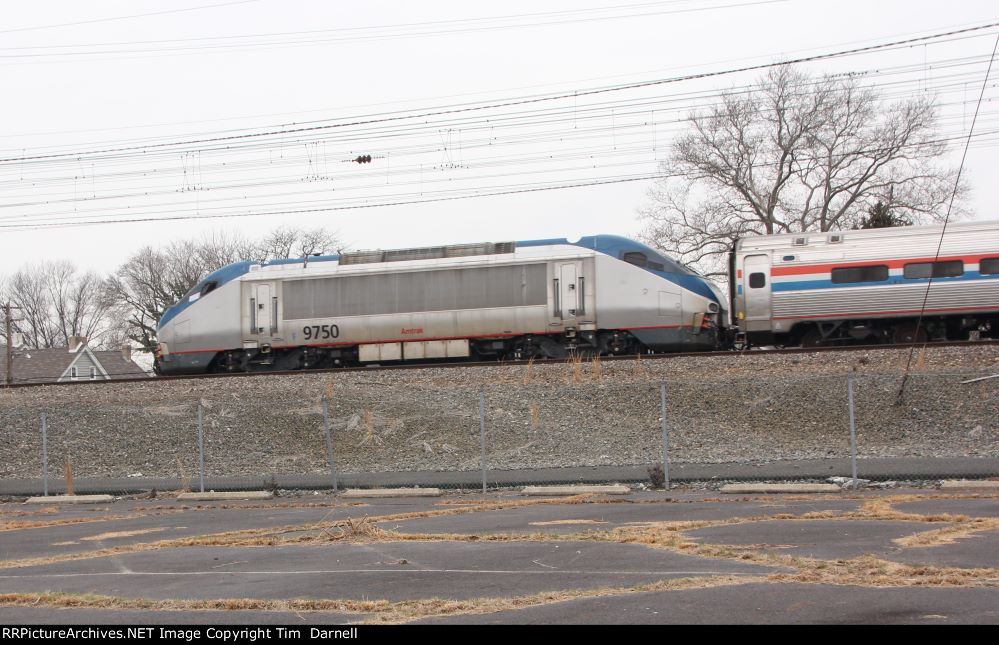 AMTK 9750 on test train 866